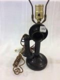 Stick Telephone Made into Lamp