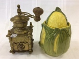 Lot of 2 Including Shawnee Corn Covered Jar