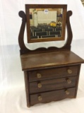 Child's Wood Dresser w/ Wishbone Mirror