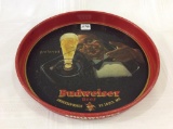 Budweiser Beer Tray ( 11 1/4 In Diameter)