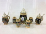 Lot of 7 Germany Steins Including