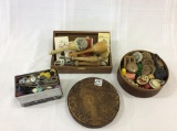 Lg. Group of Sewing Collectibles Including FLemish