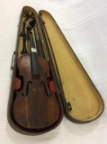 Old Violin w/ Box in Case