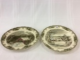 Lot of 2 Lg. Johnson Bros. England Serving