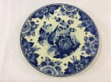 Blue & White Hand Painted Delft Holland Charger