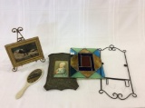 Lot of 4 Decorative Pieces Including Framed