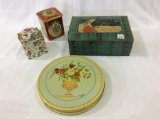 Lot of 4 Various Biscuit Tins