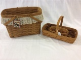 Lot of 3 Longaberger Baskets Including