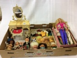 Group of Toys Including Vintage Barbie Vanity