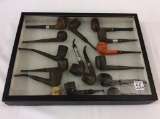 Lot of 16 Various Old Smoking Pipes