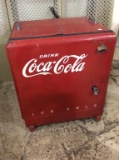 Sm. Floor Model Drink Coca-Cola Cooler-