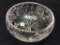 Three Footed Etched Glass Bowl