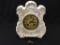 Vintage Porcelain Decorated Keywind Clock
