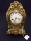Waterbury Keywind Ornate Metal Clock-