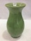 Green Pottery Vase (12 1/4 Inches Tall)