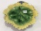 Old Majolica Leaf Dish (8 3/4 X 8 1/4)