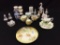 Group w/ Various Painted Dishware, Sm. Vases,