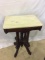 Sm. Walnut Victorian Lamp Table w/
