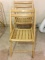 Pair of Wood Folding Chairs-