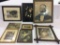 Lot of 8 Including Various Old Framed Prints-