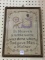 Framed Stitchery Poetry Sampler-1936