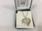 Sterling Silver Pendant-Forever in My Heart w/