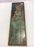 Framed Vintage Victorian Print of Mary