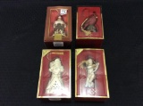 Lot of 4 Lenox Holiday Ornaments-NIB