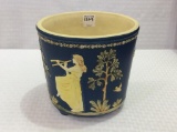 Weller Decorated Three Footed Pot