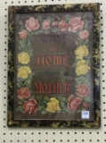 Framed Floral-What is Home without a Mother