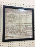 Framed Stitchery Sampler-1863