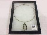 Ladies Sterling Silver Necklace w/