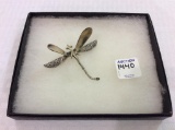 Ladies Sterling Silver Three-D Design Dragonfly