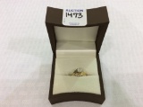 Ladies 14K Wedding Ring Set Including Center