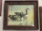 Barn Board Framed Geese Painting by