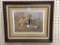 Sm. Framed Print of Yellow Lab Puppies