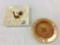 Lot of 2 Ashtrays Including Hand Painted