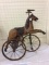 Child's Wood Horse Design Tricycle