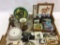 Box w/ Various Horse Collectibles Including