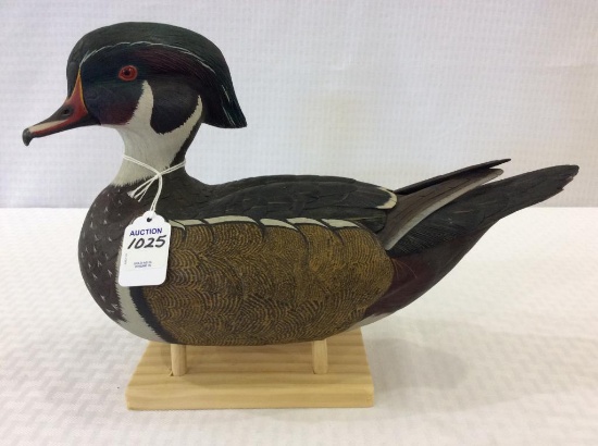 Wood Duck Decoy #11 out of 85 Carved by
