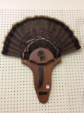 Decorative Board w/ Turkey Feathers