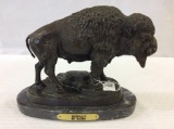 Buffalo Bronze Statue by Kauba-1968