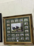 Framed Wild Turkey Stamp Collection