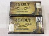 Lot of 2 Full Boxes of 45 Colt-Cowboy Action Loads