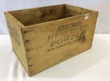 Wood Hercules Powder Box