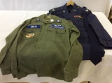 Lot of 2 Including US AIr Force Military Jacket w/