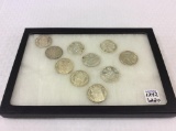 Collection of 10 Adv. Silver Rounds .999 Silver-