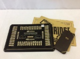 Vintage Auto Bridge Card Playing Board Set