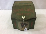 Sweet Cuba Lift Top Adv. Tobacco Tin-Chicago, IL