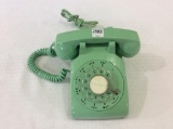 Vintage ITT Teal Green Rotary Dial
